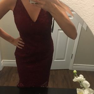 Lace cocktail dress